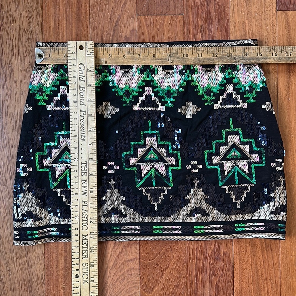 Verty Sequin Mini ~ Boutique Chic Illuminati Party Skirt Joyce Leslie - Picture 4 of 9